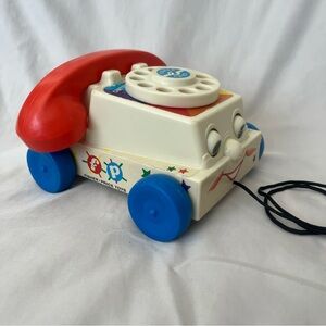 Fisher-Price Colorful Chatter Phone - Red, Blue, White